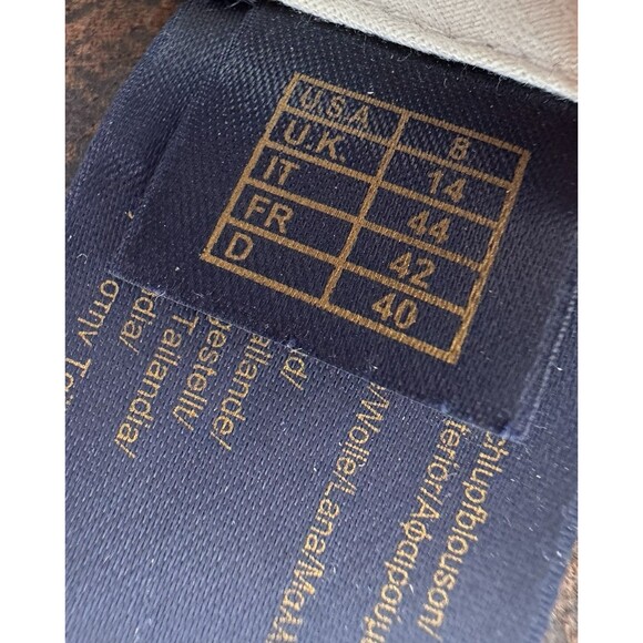 Brooks Brothers NWT Lucia Fit 100% Wool Trouser Pant In Brown Glen Plaid Size 8 - Picture 5 of 7